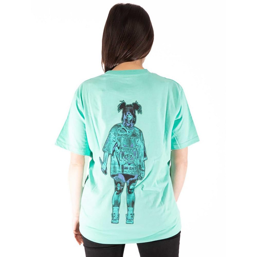 Billie Eilish　gameＴシャツ　Ｌサイズ　新品未着用 Billie Eilish T Shirt Neon Logo Billie Official Unisex Blue